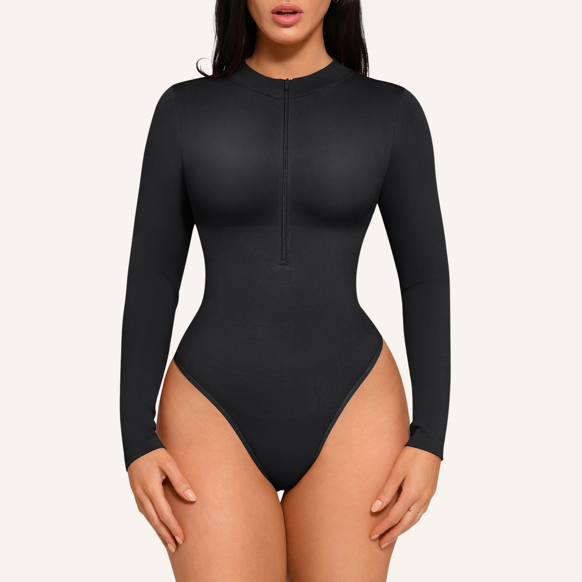 Zip Long Sleeve Bodysuit